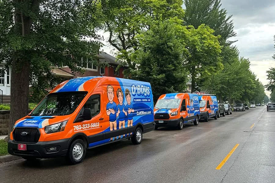 Work shared by O'Boys Plumbing, Heating & Air